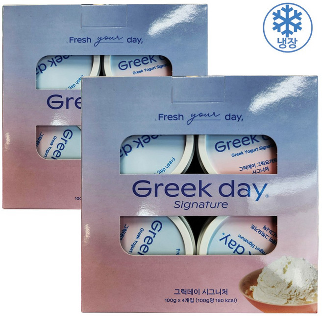 그릭데이 그릭요거트 시그니처 100G, 8개