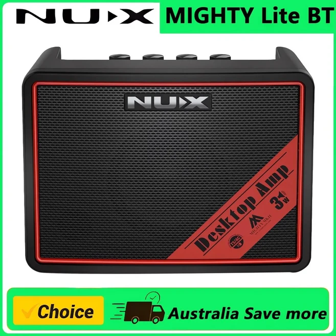 NUX Mighty Lite BT MKII 기타 앰프 3W 일렉트릭 기타/베이스 (클린/오버드라이브/디스토션) 데스크탑, 01 Mighty Lite BT