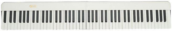 台灣Jazzy 磁吸式電子琴 可MIDI連接 內建鋰電池, 白色, 1個, DP-25