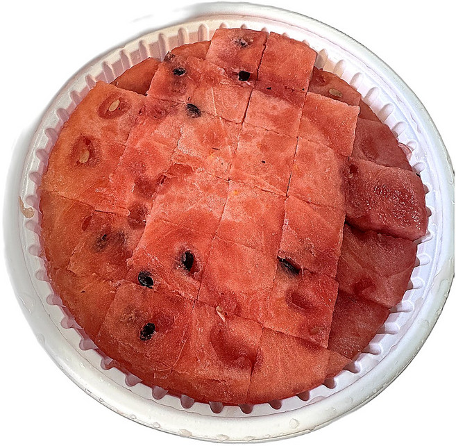 수박 컷팅 테트리스 간편한 여름과일 신선 단백질 특별한 깊은맛 무첨가 2kg, 1개