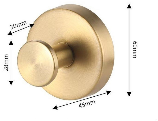 304不鏽鋼吸盤掛鉤 升級加厚款 防水防潮收納掛勾, 1個, 金色
