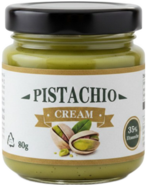 [피스타치오 함량35%] 비타넛 피스타치오 스프레드 80g 두쫀쿠 재료 두바이스프레드, 80g (1개), 1개