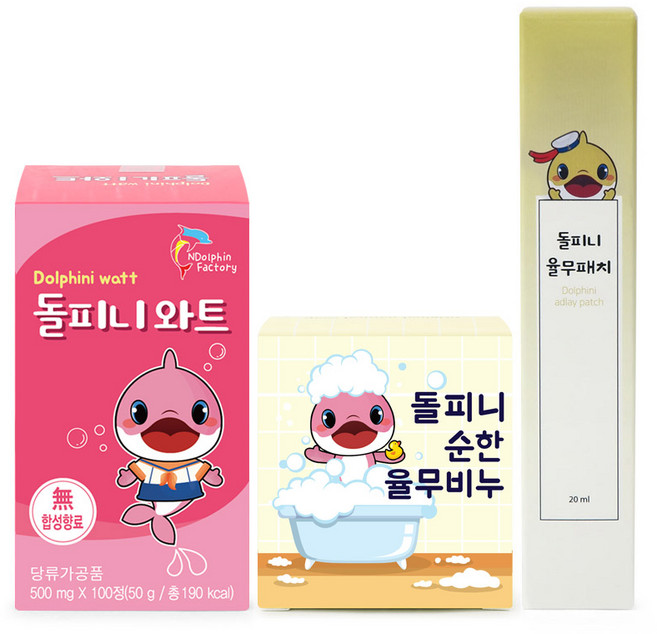 돌피니와트 100정 + 돌피니율무패치 20ml + 돌피니순한율무비누 100g, 1개
