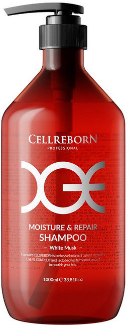 셀리본 CGE 모이스처 & 리페어 샴푸 화이트 머스크향, 1개, 1L