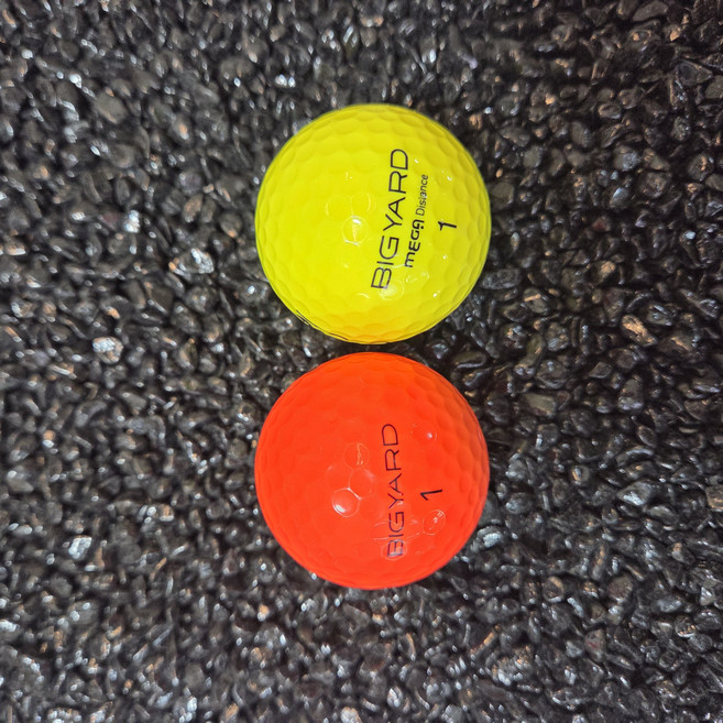 [반디로스트볼] 가성비1위 비거리 컬러별 빅야드 로스트볼 A+급! 가성비좋은볼 인증스티커 확인 필수 당일발송!, 1개, 10개입, 오렌지