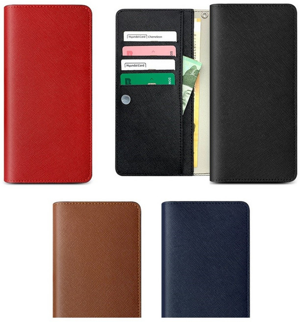 갤럭시S22 케이스 SM-S901N (뉴뉴) 국내 제조 생산 천연 소가죽 (샤피노즈-플립) 뽁뽁이 덮개형 슬림 카드 지폐 지갑형 지갑 커버