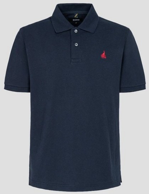 ❲백화점출고❳ 빈폴 반팔 카라 25SS 수피마 코튼 피케 티셔츠 - 네이비(BC5242E11R) 봄 여름