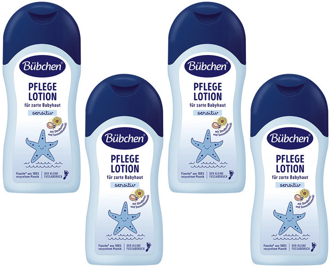 뷔센 베이비 플레게 로션, 4개, 400ml