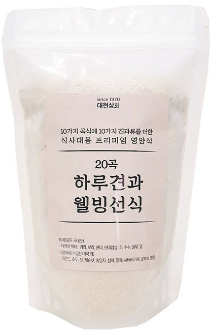 50년전통대현상회 20곡 하루견과웰빙선식, 500g, 1개