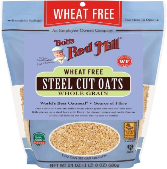 [밥스 레드 밀] 글루텐 프리 스틸 컷 오트 680 g, 1개, 680g