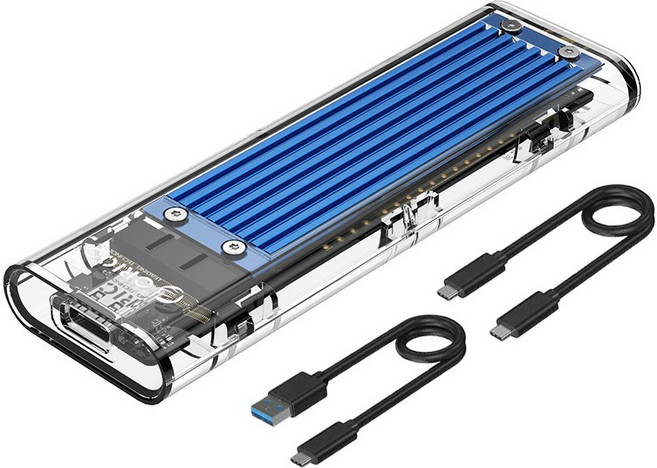 오리코 M.2 NVME C타입 외장 SSD 케이스, TCM2-C3(블루), 1개