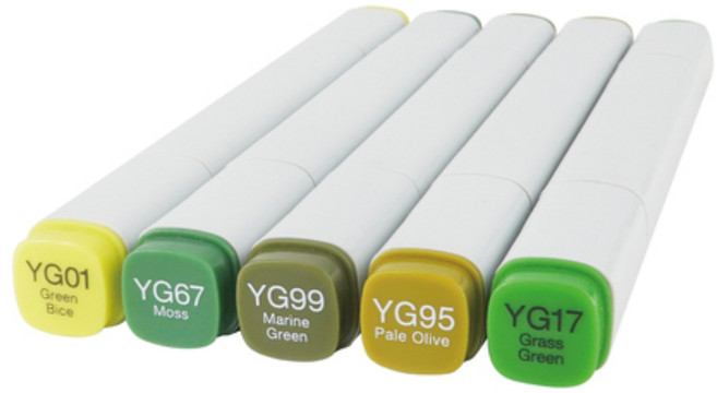 COPIC 1代 CLASSIC 方桿麥克筆, 1個, YG41