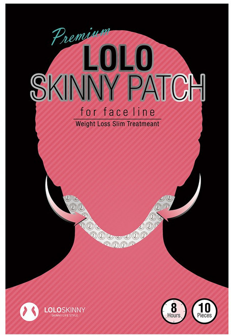 블랙에디션 얼굴 다이어트 패치 인체시험 완료, 1개, 10개입