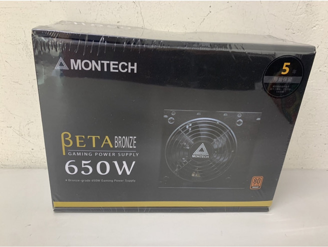 MONTECH(君主) BETA 650W 80 Plus銅牌 電源供應器 主日系電容 高效穩定