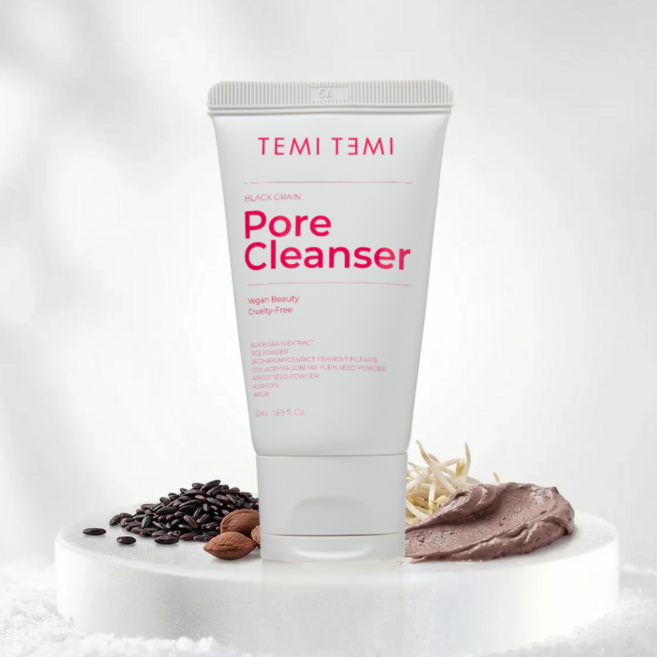 테미테미 블랙그레인 모공 선크림 메이크업 올인원 저자극 클렌저, 1개, 50ml