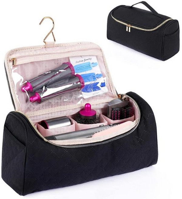 헤어 스타일러 파우치 여행용 거치대드라이기 헤어드라이어 롱배럴 가방 보관함