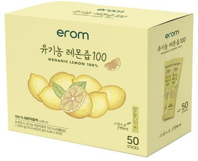 이롬 유기농 레몬즙 20g x 50