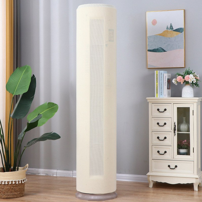 시스슈 프리핏 스탠드 프리미엄 에어컨 커버 선풍기커버, 아이보리