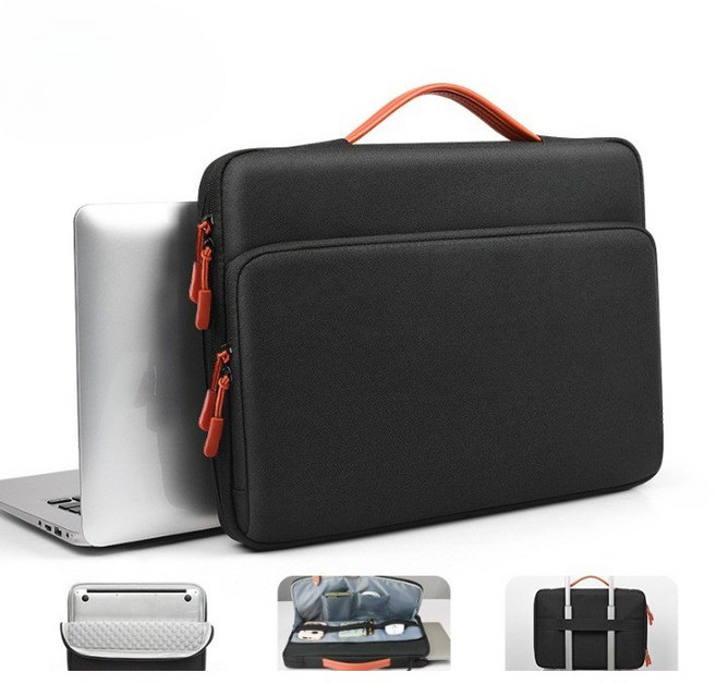 Stern 노트북 맥북에어 프로 LG그램 갤럭시북 가방, 블랙, 1개