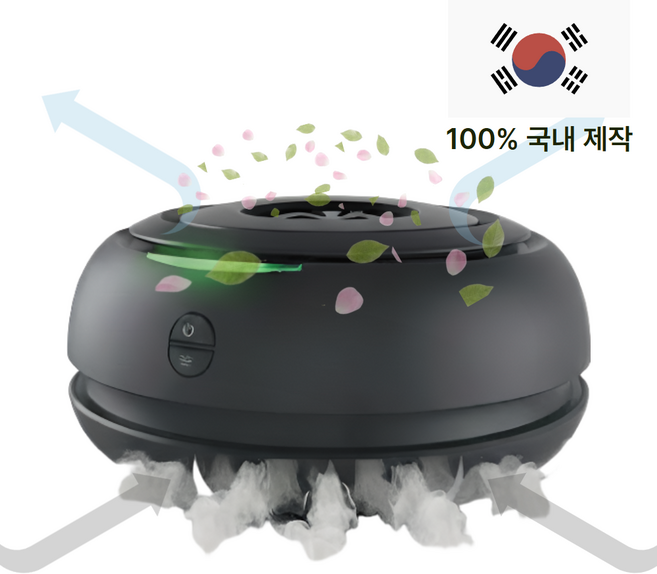 고르마 국내생산 미니 공기청정기, 매트 블랙