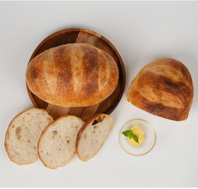 [노이스트브레드] 천연발효종 450% 플레인 캄파뉴 450g, 1개