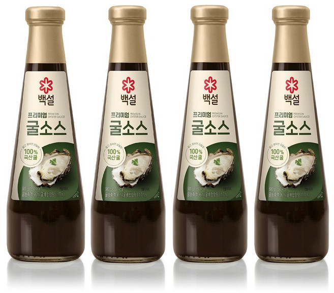 백설 프리미엄 굴소스 500g x 4, 4개