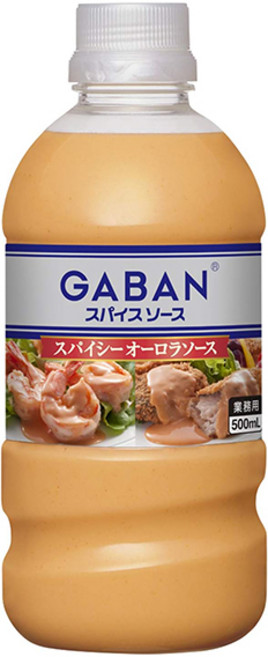 GABAN 향신료 소스 스파이시 오로라 소스 500ml, 1개