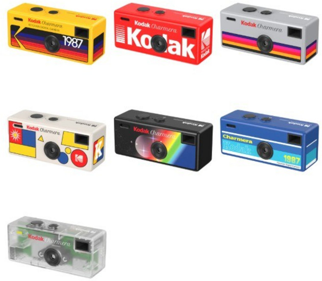 코닥 차메라 키체인 필름카메라 미개봉 랜덤박스, 1개