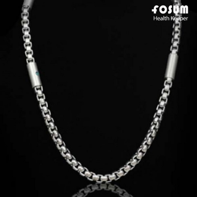 포슘 혈터치 헬스 체인목걸이/스포츠 건강목걸이, 1개