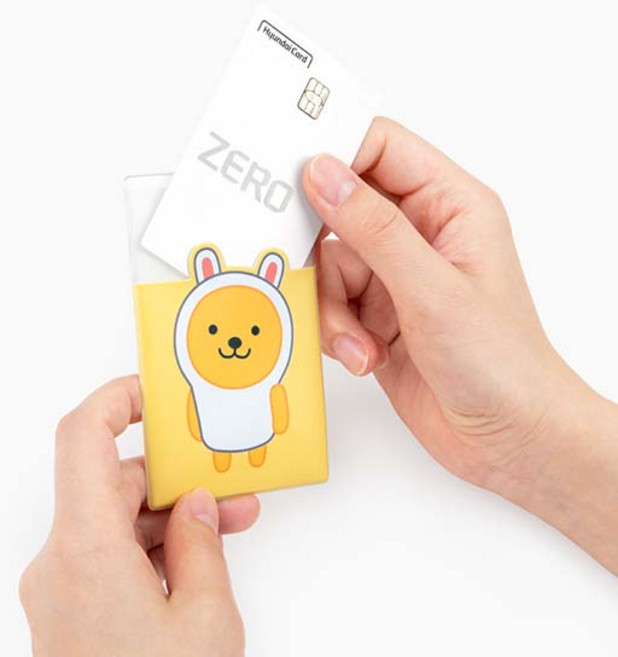 카카오프렌즈 휴대용 카드 수납 케이스