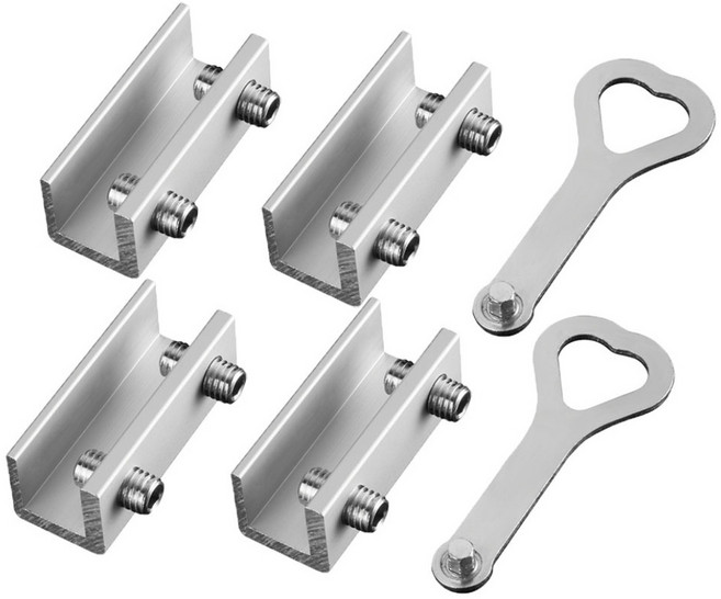 스텐리스 창틀 방충망 고정 잠금장치 창문스토퍼, 1세트