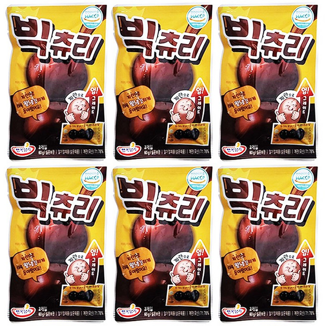 행복담기 빅츄리 60g, 2구, 6개