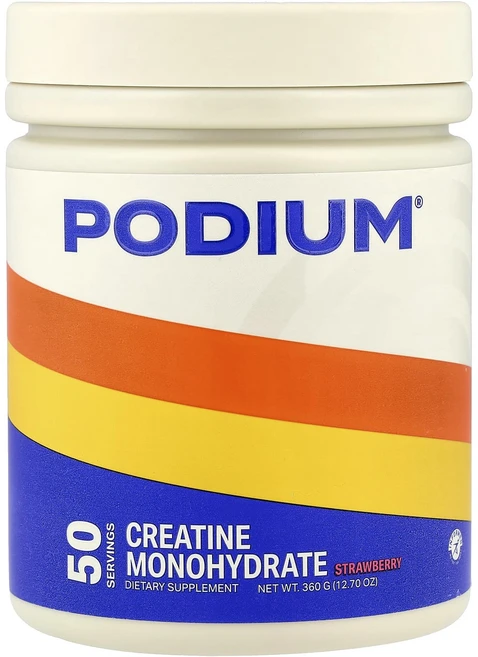 매우편하고 Podium Nutrition 크레아틴 일수화물 딸기 360g(12.7oz) 끝내주게잘나가는상품, PodiumNutrition크레아틴일수화물딸기360g1, 360g, 1개 - 쿠팡