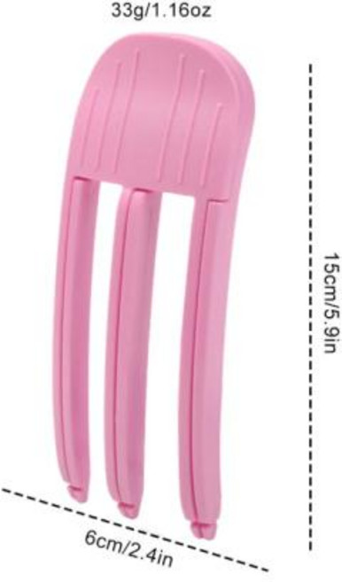 헤어 볼륨 핀처 뿌리 고정 클립 앞머리 정수리 집게 미용 고데기 대용 헤어소품 루트 리프팅을위한 매력적인 물결 모양의 머리핀 여성용 세련된 컬링 쉐이핑 액세서리, 2)S rose pink