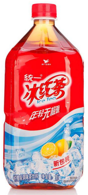 판다중국식품 통일 빙홍차, 10개, 1L