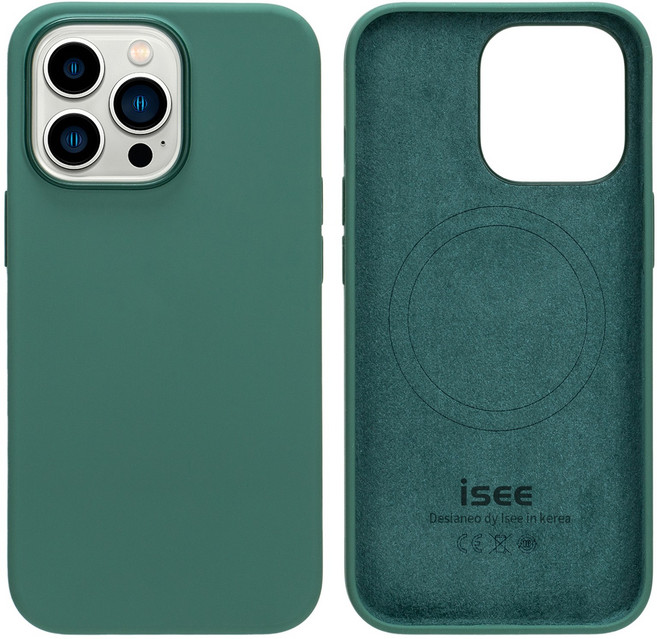 아이시(isee) 아이폰 13~15시리즈 호환 맥세이프 실리콘 케이스
