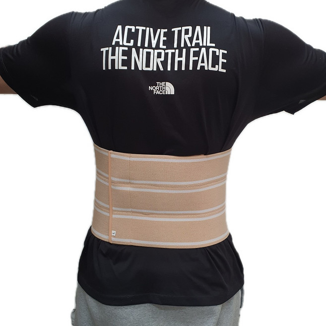 제이에이치 수술복대 3단 얇은 허리보호대 복부벨트 배 압박밴드, 1개