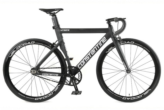 2025 콘스탄틴 어베인 픽시 자전거 완성차 조립 출고, 1개, 54cm, 스피드블랙