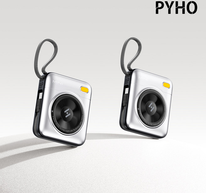 PYHO 보조배터리 20000mAh 66W 급속 대용량 PD20W 휴대용 항공 표준에 부합 고급, 은색