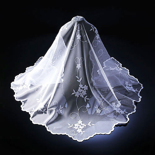 비비안나성물 7번 패랭이 미사보(저작권등록) 우아하고 예쁜 미사보 천주교 성물 세례 견진 첫영성체 미사 기도, 1개, 흰색