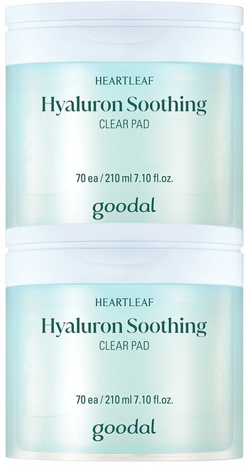 구달 어성초 히알루론 수딩 클리어 패드 (70매), 단품, 2개, 70매입