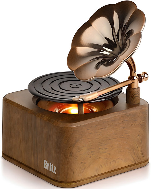 브리츠 미니어처 축음기 블루투스 스피커, (AS무료)Speaker/bamk150, 혼합색상