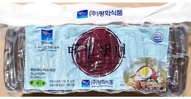 ㈜평화식품 메밀냉면(평화 2K) 업소용, 2kg, 1개