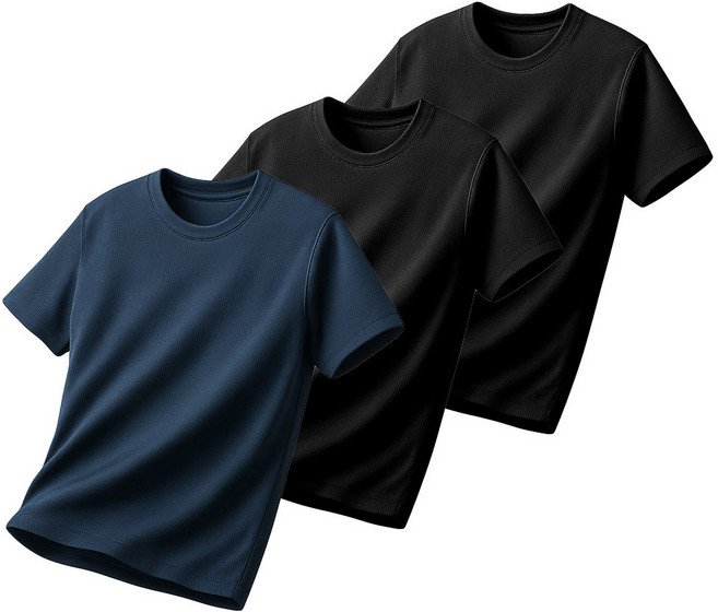 기능성반팔 쿨티셔츠 3P 남녀공용 여름 운동 헬스 반팔 티셔츠