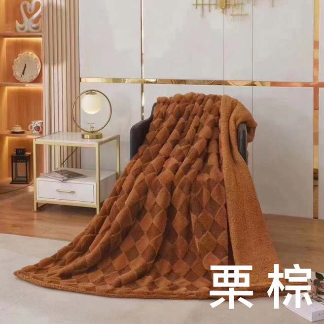 【夢境】韓系 泰迪兔兔絨被毯 加厚 素色毯 毛毯 毯子 法蘭絨 羊羔絨 被子 棉被 蓄熱 保暖發熱 聖誕 交換禮物