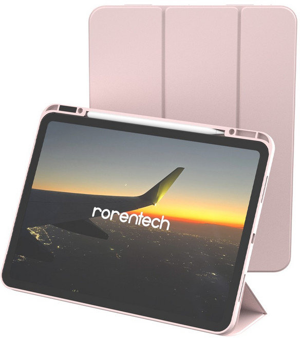 로랜텍 실코 애플펜슬 스마트풀커버 아이패드 케이스, 베이비핑크, 1개