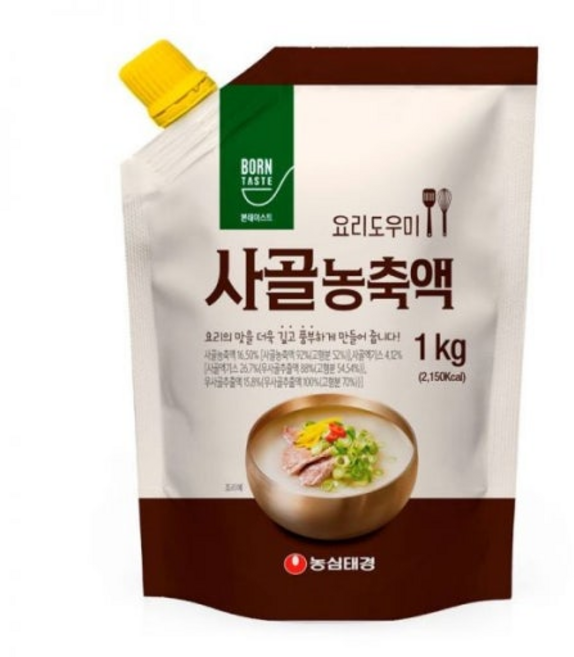 농심태경 본테이스트 사골 농축액, 1kg, 7개