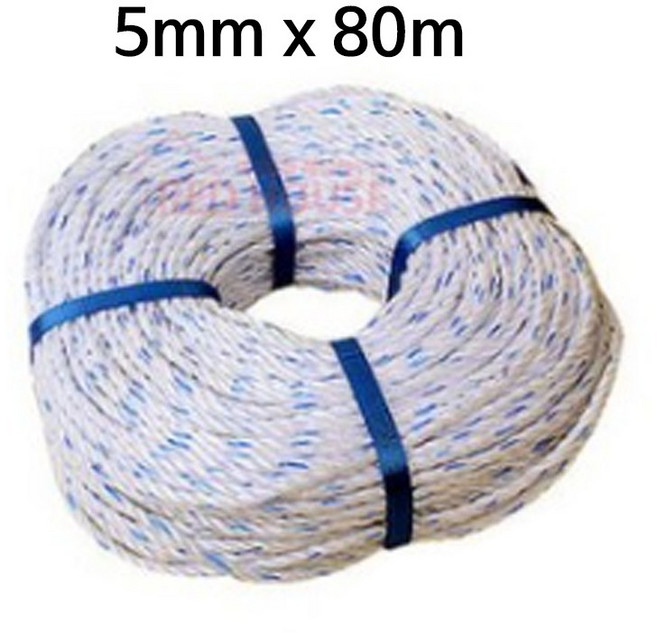 로프 5미리 피피로프 PP로프 빨래줄 밧줄 현수막끈, 1개