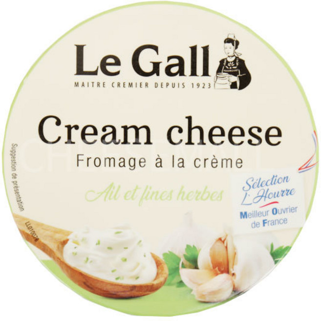 르갈 크림치즈 스프레드 베이글치즈 갈릭앤허브, 1개, 150g