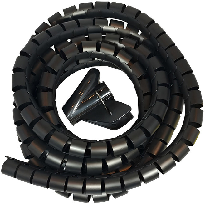 컴잇 매직케이블 전선정리 25mm X 3M 블랙, 1개